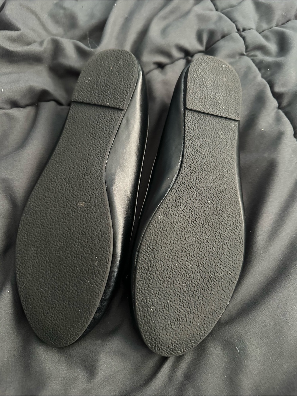 Classic Black Ballet Flats with Bow Detail - Picture 3 of 5